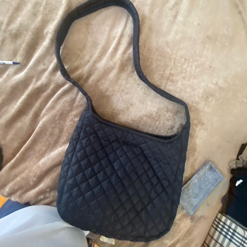 MZ Wallace Parker Crossbody Black Quilted Shoulder Bag - Picture 2 of 8